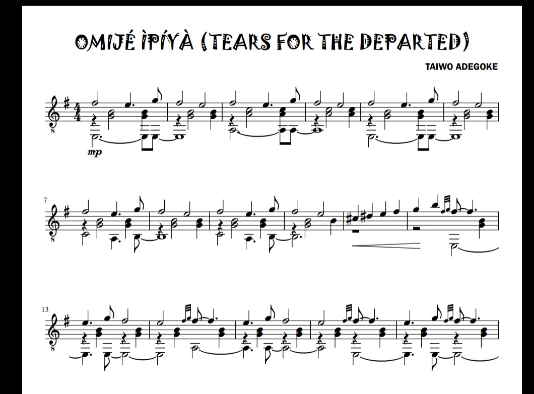 OMIJÉ ÌPÍNYÀ (TEARS FOR THE DEPARTED) - Image 2