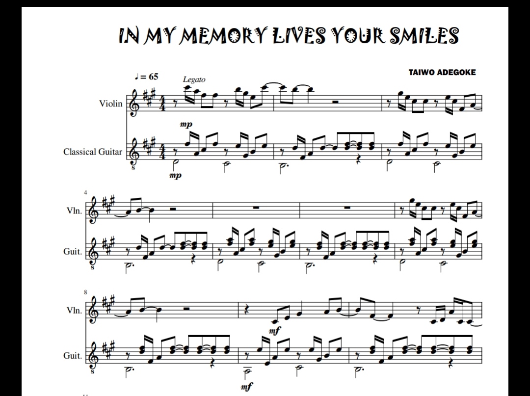 IN MY MEMORY LIVES YOUR SMILES - Image 2