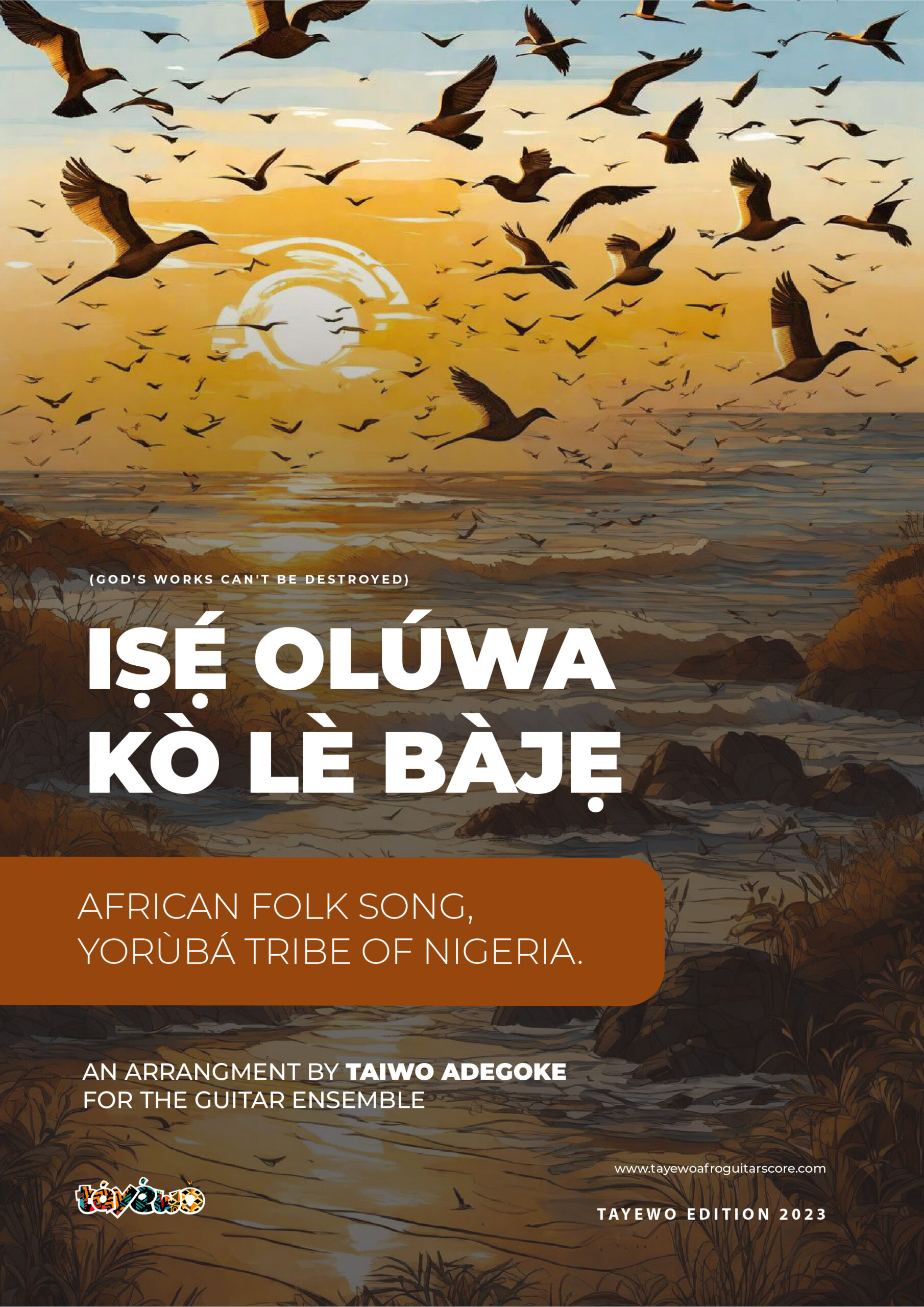 IṢÉ OLÚWA KÒ LÈ BÀJẸ́ (GOD'S WORKS CAN'T BE DESTROYED)