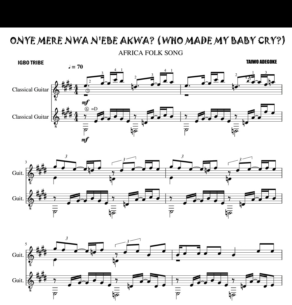 ONYE MERE NWA N’EBE AKWA? (WHO MADE MY BABY CRY?) - Image 2