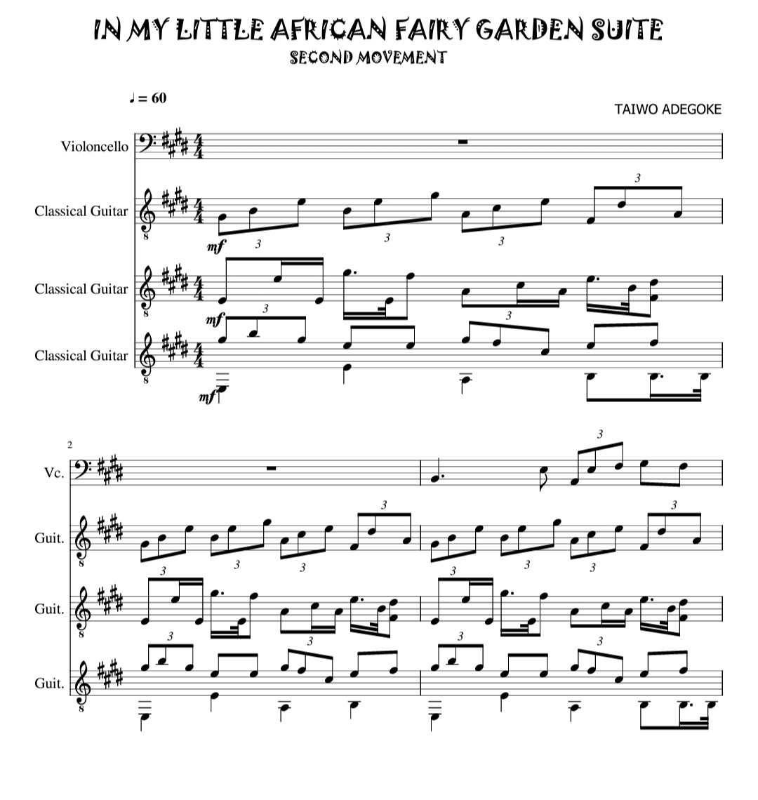 IN MY LITTLE AFRICAN FAIRY GARDEN SUITE (2ND MOVEMENT) - Image 2